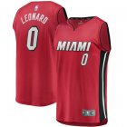 Camiseta Meyers Leonard 0 Miami Heat Statement Edition Rojo Hombre